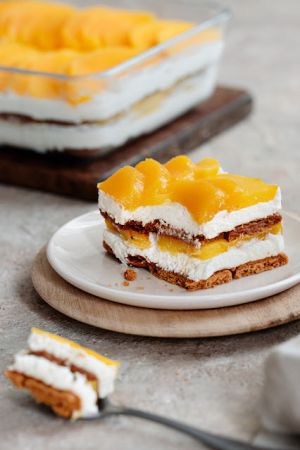 Recette Mango float: dessert à la mangue des Philippines