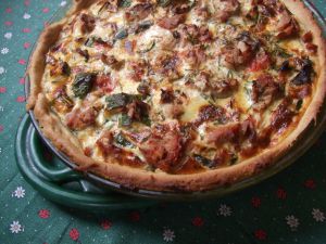 Recette Quiche aux courgettes et au thon