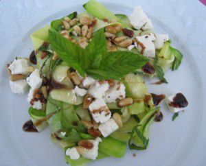 Recette Salade courgettes