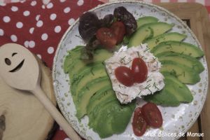 Recette Lamelles d'avocat aux crevettes