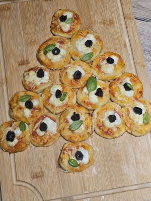 Recette Pizza sapin de noel