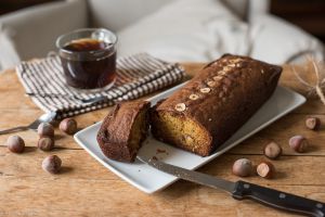 Recette Cake aux noisettes et miel