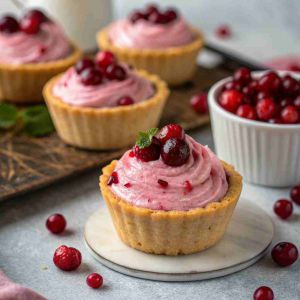 Recette Cranberry Mascarpone Mousse Cups – Elegant No-Bake Dessert