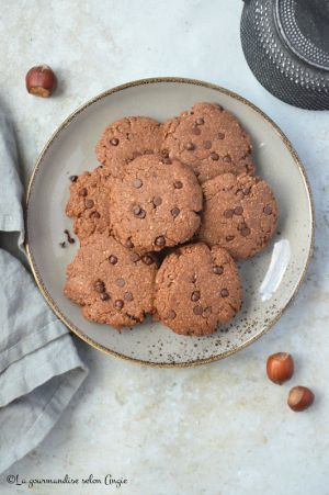 Recette Cookies chocolat & noisette #vegan #glutenfree