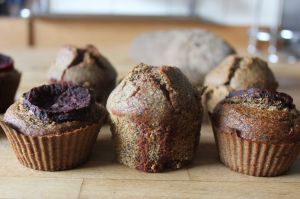 Recette Muffins russes : sarrasin et betteraves confites au parfum de thé russe (vegan)