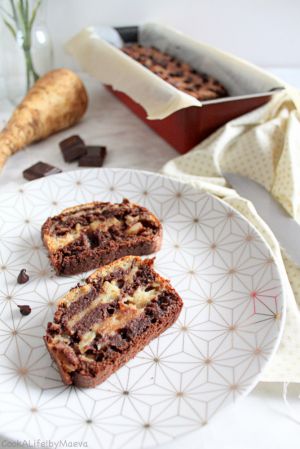 Recette Cake marbré panais et chocolat (vegan)