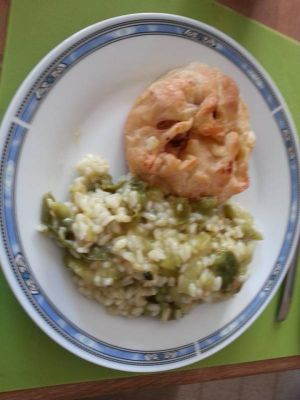 Recette Risssotto poivrons courgette