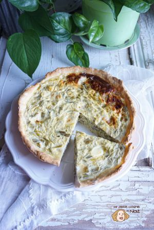 Recette Tarte aux poireaux et au fromage blanc