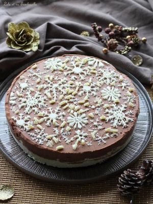 Recette Entremets aux deux chocolats