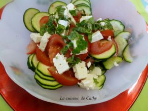 Recette Salade de courgettes
