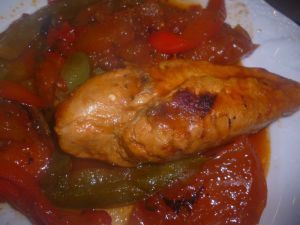 Recette Poulet Basquaise