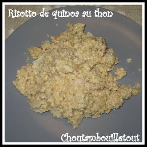 Recette Risotto de quinoa au thon