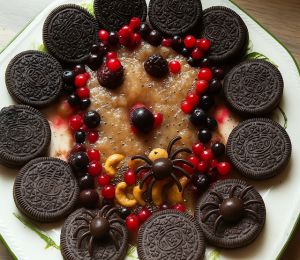 Recette Goûter Monstre d'Halloween en compote de poires maison