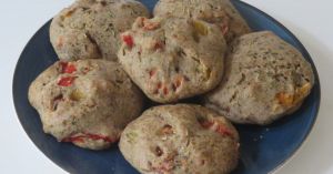 Recette Cookies salés aux poivrons et aux anchois