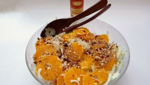 Recette Salade de fenouil, oranges, noisettes