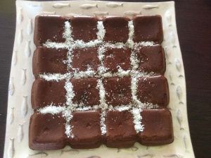 Recette Gâteau au chocolat, mascarpone et coco