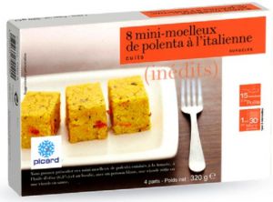 Recette Mini-Moelleux de polenta à l'italienne de chez Picard