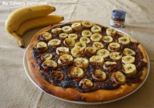 Recette Pizza bananes Nutella