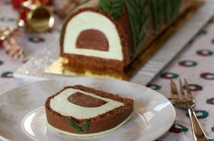 Recette Bûche chocolat menthe n°2