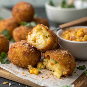 Recette Crispy Ricotta Corn Fritters – Italian-Style Vegetarian Appetizer