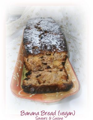 Recette Banana bread ou cake à la banane (vegan)