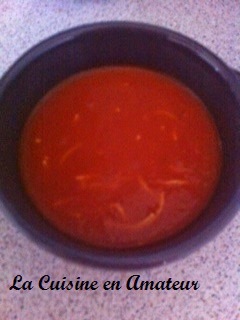 Recette Soupe à la tomate
