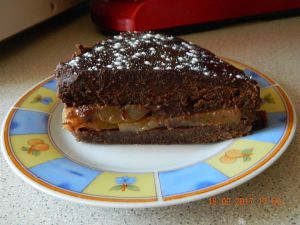 Recette Gâteau chocolat poires