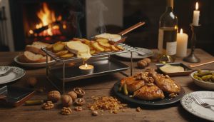 Recette Savourez une raclette originale au chèvre, poulet et miel : une recette pleine de douceur et de gourmandise