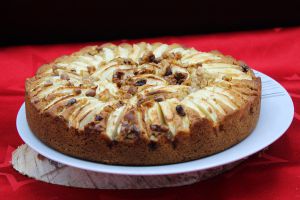 Recette Gâteau d’automne aux pommes, noix et cannelle