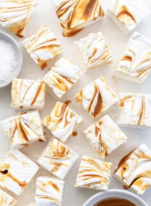 Recette Salted Caramel Swirl Marshmallows