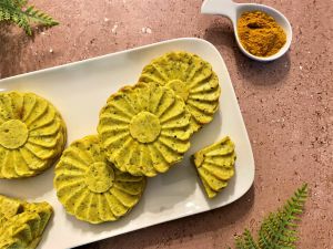 Recette Flans de pommes de terre et brocoli au curry