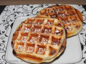 Recette Gaufres feuilletées au Nutella