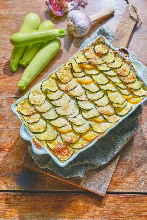 Recette Gratin de courgette à la brousse