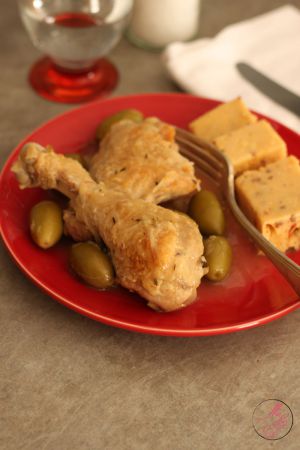 Recette Poulet aux olives