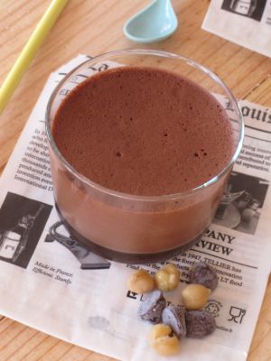 Recette Mousse au chocolat vegan - sans oeuf (au jus de pois chiche)