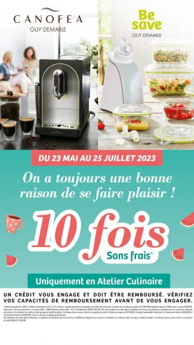 Recette Nouvelles offres BE SAVE et CANOFEA