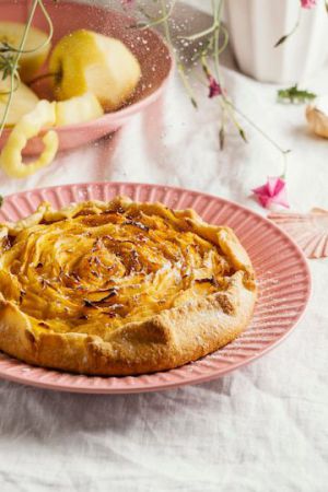 Recette Galette des Rois chocolat/poires sans gluten et œufs