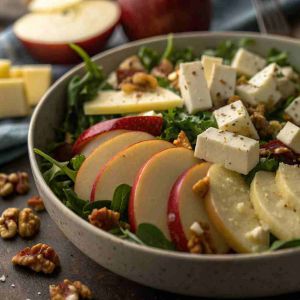 Recette Brie & Cheddar Apple Salad
