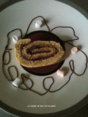 Recette Gâteau roulé au Nutella