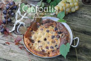 Recette Clafoutis aux deux raisins