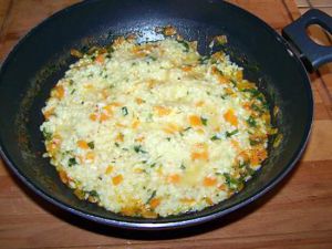 Recette Risotto carottes persil