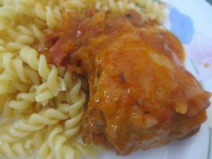 Recette Cuisses de poulet tomate et chorizo