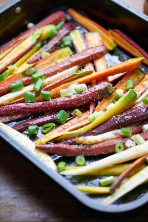 Recette Carottes rôties au four