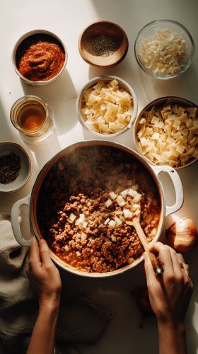 Recette Cozy Up with Irresistibly Creamy Lasagna Soup Tonight