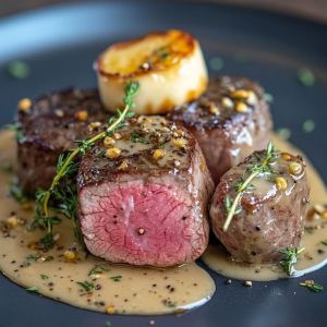 Recette Découvrez comment Préparer le Filet Mignon de Bœuf au Boursin: Recette Exquise pour un Dîner Inoubliable