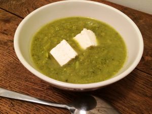 Recette Soupe de brocoli à la fêta