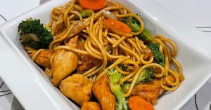 Recette Poulet Lo Mein