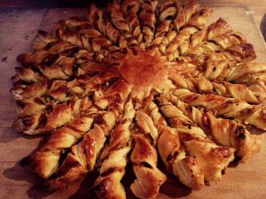 Recette Tarte soleil à la brousse et au basilic