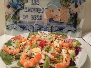 Recette Salada com Frutos do Mar / Salade aux Fruits de Mer