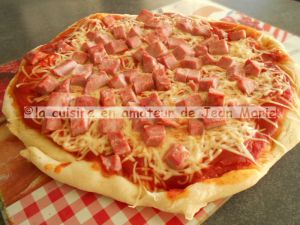 Recette Pizza jambon